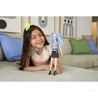 Gambar Barbie Mattel Fashionistas Doll #170 Blue Hair Rainbow Top Black Skirt dari Mishana Shop undefined 3 Tokopedia