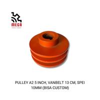 Gambar Pulley / Puli Dinamo A2x3 inchi, AS 12, 14, 16, 19, 20, 22, 24, 28 mm dari MEGA DUNIA LOGAM undefined 1 Tokopedia