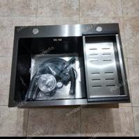 Gambar bcp bowl lubang dalam+braket KD-304 H black stainless dari PULAU SANITARY SUKSES undefined 3 Tokopedia