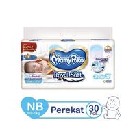 Gambar MamyPoko Royal Soft Tape NB30 NB 30 S28 S 28 M26 M 26 L22 L 22 Popok - NB isi 30 dari Titahias Mall undefined 2 Tokopedia