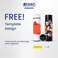 Gambar Tumbler Custom Termos Gambar Design Bebas PRINT LOGO UV TUMBLER LED - Polosan dari Rembo Printing Store undefined 3 Tokopedia