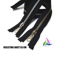 Gambar RESLETING JAKET / SLETING JAKET / RITSLETING GIGI BESI PANJANG 55 CM - GIGI ANTIGOLD dari BERKAH-JY undefined 2 Tokopedia
