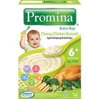 Gambar PROMINA 6+ BUBUR CHEESY CHICKEN BROCCOLI 120GR dari Btj susu & popok undefined 1 Tokopedia