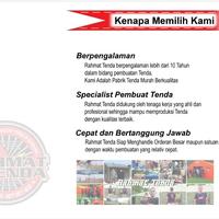 Gambar tenda posko peleton barak pengungsian ukuran 6x14x3M - bahan setandart, 3x4 1set dari Tenda rahmat undefined 4 Tokopedia