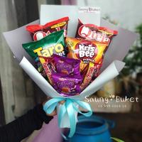 Gambar mini snack bouquet buket jajanan ciki dari Saung Bunga by Dwi Putri Sudaryati undefined 1 Tokopedia