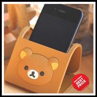Gambar (BEST PRICE) MOBILE PHONE STAND RILAKKUMA PVC / DUDUKAN HP dari Fancy Murah undefined 1 Tokopedia