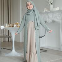 Gambar Nurra abaya Kazami - gamis abaya only bahan denaf.outfit - prune (ungu), XS dari Denaf Outfit undefined 5 Tokopedia