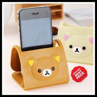 Gambar (BEST PRICE) MOBILE PHONE STAND RILAKKUMA PVC / DUDUKAN HP dari Fancy Murah undefined 3 Tokopedia