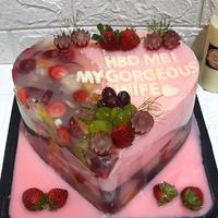Gambar Puding Ultah Custom Size 24 cm by Request - Coklat dari Tania Kitchen Surabaya undefined 4 Tokopedia
