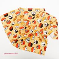 Gambar Kain Motif Sushi Pattern - Arlie - Kuning dari Arlie Percetakan Kain undefined 2 Tokopedia
