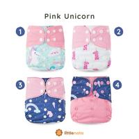Gambar Clodi Popok Kain Suede Pocket Diaper LITTLE NATA | Pink Unicorn - 4 dari Little Nata undefined 1 Tokopedia