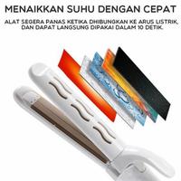 Gambar SAMONO Hair Straightener 2IN1 Alat Catokan Pelurus Pengeriting Rambut - WHITE dari DERUMA TECHNOLOGY OFFICIAL undefined 5 Tokopedia