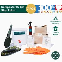 Gambar Sustaination Komposter Lengkap Pengganti Tempat Sampah - 8L dari Sustaination undefined 3 Tokopedia