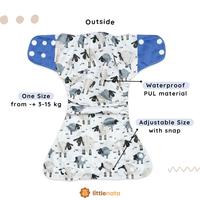 Gambar Clodi Popok Kain Suede Pocket Diaper LITTLE NATA | Pink Unicorn - 4 dari Little Nata undefined 3 Tokopedia