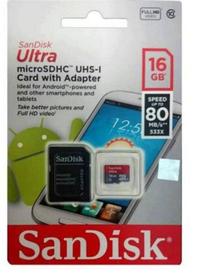 Gambar SANDISK MICRO SD 16/32/64GB SPEED 80/100MB NO ADAP - 16GB dari hexxacom undefined 4 Tokopedia