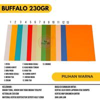 Gambar Kertas Buffalo 230 Gsm ukuran A3 (29.7 cm x 42 cm) isi 500 lembar - Hijau Muda Tgh dari Hope Paper undefined 2 Tokopedia