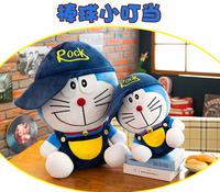 Gambar Boneka doraemon kostum pakai topi rock bahan plush - 30cm dari Happy Fun Olshop undefined 4 Tokopedia