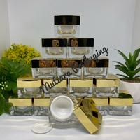 Gambar POT CREAM ACRYLIC SQUARE GOLD 10GR 1PACK ISI 30 PCS dari mutiarapackaging undefined 1 Tokopedia