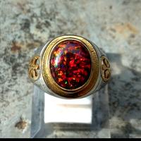 Gambar cincin batu kalimaya autralia jarong merah dari Khansa Permata undefined 3 Tokopedia