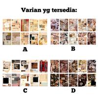 Gambar 10 Lembar Kertas Dekorasi Scrapbook Vintage Retro Bullet Journal DIY dari Kyoute Store undefined 5 Tokopedia