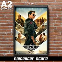 Gambar Poster Film Top Gun Maverick - Official 1 40x60 + Frame - Tanpa Frame dari Epicenter Store ID undefined 1 Tokopedia