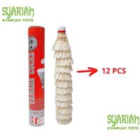 Gambar (HARGA 1 SLOP = 12 PCS) SHUTTLE COCK BADMINTON BOLA KOK BULUTANGKIS - 1 SLOP YAMADA dari SYARIAH TOYS undefined 2 Tokopedia