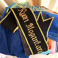 Gambar [1HARI JADI] Selempang Wisuda Bludru 1 Layer - Hitam dari milca store undefined 3 Tokopedia
