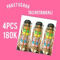 Gambar Paket usaha tas rotan bali - paket med 4pcs dari JAE BALI undefined 1 Tokopedia