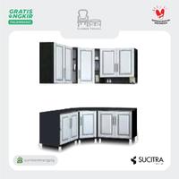 Gambar Rak Dapur Atas Rak Dapur Bawah Sucitra Kitchen Set Minimalis Murah - Set Atas dari Sumber Terang PLG undefined 1 Tokopedia