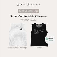 Gambar Nero Bianco Tencel Sleeveless Top - Baju Bayi Lucu | Kutung Bayi - Hitam, 6-9 Bulan dari Nero Bianco Official Store undefined 2 Tokopedia