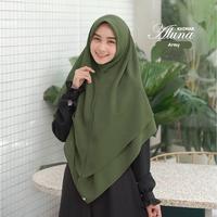 Gambar Tania Segitiga Instan Tania berbahan babydoll premium Murah Meriah - moka dari LaylaMuslimFashion undefined 2 Tokopedia