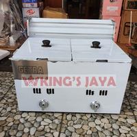 Gambar Deep Fryer Gas LPG kapasitas 2 x 6 liter / Penggorengan Gas dari Toko KINGS JAYA undefined 1 Tokopedia