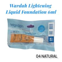 Gambar WARDAH LIGHTENING LIQUID FOUNDATION Alas Bedak Wardah 6ml Makeup Wajah - 04.Natural dari lovelyshop collection undefined 5 Tokopedia