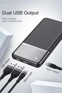 Gambar KUULAA KL-YD01 Power Bank 10000mAh Fast Charger Digital Display - Putih dari KUULAA INDONESIA undefined 3 Tokopedia