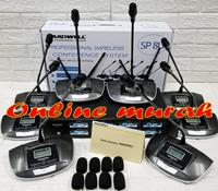 Gambar MIC MEJA CONFERENCE HARDWELL SP8U 8 mic wireless ORIGINAL dari online murah215 undefined 1 Tokopedia