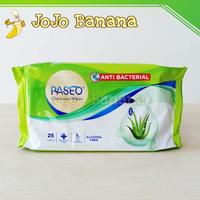 Gambar PASEO Cleansing Wipes Anti Bacterial Aloe Vera 25 Sheets Tissue Basah dari Jojo Banana undefined 2 Tokopedia
