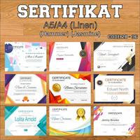 Gambar CETAK SERTIFIKAT / PIAGAM MURAH BAHAN LINEN / JASMINE / HAMMER - A5, Linen dari KanraPrint undefined 4 Tokopedia