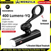 Gambar Rockbros YQ-400LM Lampu Sepeda USB Barfly 400 Lumen 2000mAH Waterproof dari wonzila undefined 1 Tokopedia