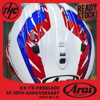 Gambar ARAI RX7X HONDA CBR FIREBLADE 30TH ANNIVERSARY FULL FACE ORIGINAL PREMIUM HELMET dari THC Helmets undefined 4 Tokopedia