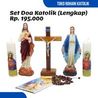 Gambar SET DOA KATOLIK / PATUNG SET DOA LINGKUNGAN / PAKET DOA ROSARIO - HANYA SALIB dari IMAN KATOLIK undefined 1 Tokopedia