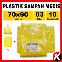 Gambar Plastik sampah Medis kuning 70 x 90 isi 10 lembar dari KARUNIA PLASTIK SEMARANG undefined 1 Tokopedia