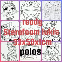 Gambar paket sterofoam lukis mainan edukasi anak isi 100 polos dari raffajaya undefined 1 Tokopedia