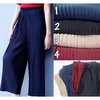 Gambar celana kulot lidi - Abu-abu, All Size dari faris olstore tikshop undefined 2 Tokopedia