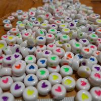 Gambar Mote Bulat Pipih Hati Warna Putih dari Rere's Treasure Chest undefined 1 Tokopedia