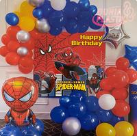 Gambar 1 Set Paket balon DEKORASI SPIDERMAN ulang tahun pesta birthday anak - Helokitty dari FOURL undefined 1 Tokopedia