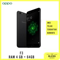 Gambar OPPO F3 RAM 4GB ROM 64GB GARANSI RESMI - SECOND dari TOP BLESS INDONESIA undefined 1 Tokopedia