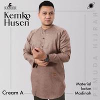 Gambar Kemeja Koko Kurta Pakistan Lengan Panjang Katun Madina Husen Nazeer - Putih Tulang, L dari Celana Sirwal Plaza undefined 5 Tokopedia