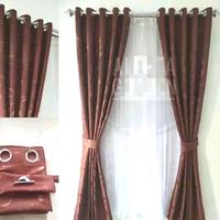 Gambar gorden tirai jendela gorden pintu bahan embos pulkadot - pink, L 100×150cm dari rasyarambu gorden shop undefined 4 Tokopedia