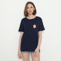 Gambar BEAUTIQUE DAILY - KAOS WANITA UNISEX BOBA / KAOS KEKINIAN / KAOS DISTR - Putih, S dari beautique daily undefined 5 Tokopedia