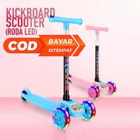Gambar Skuter Scooter Otoped Otopet Mainan Lipat Mini Anak Roda 3 LED - Pink LED dari Abdurrahman Store Bandung undefined 5 Tokopedia